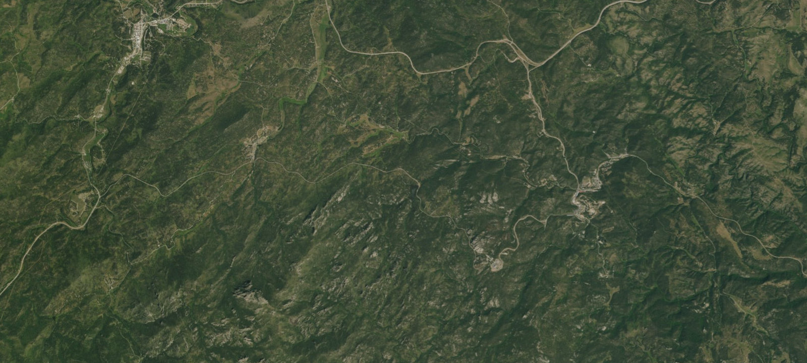 Map of Horsethief Lake Campground