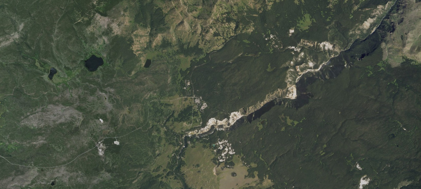 Map of Canyon Campground