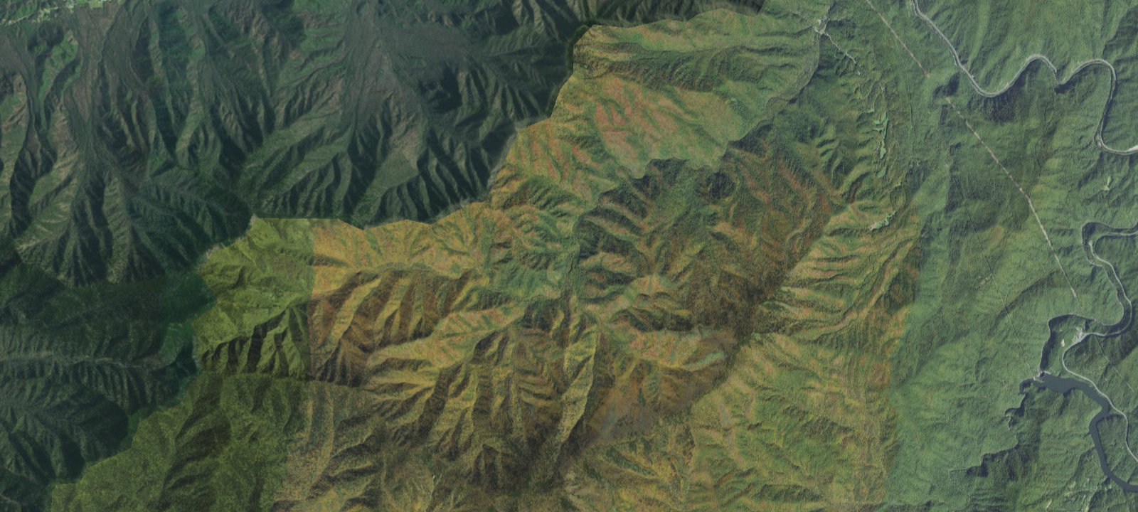 Map of Lower Walnut Bottom Campsite #37