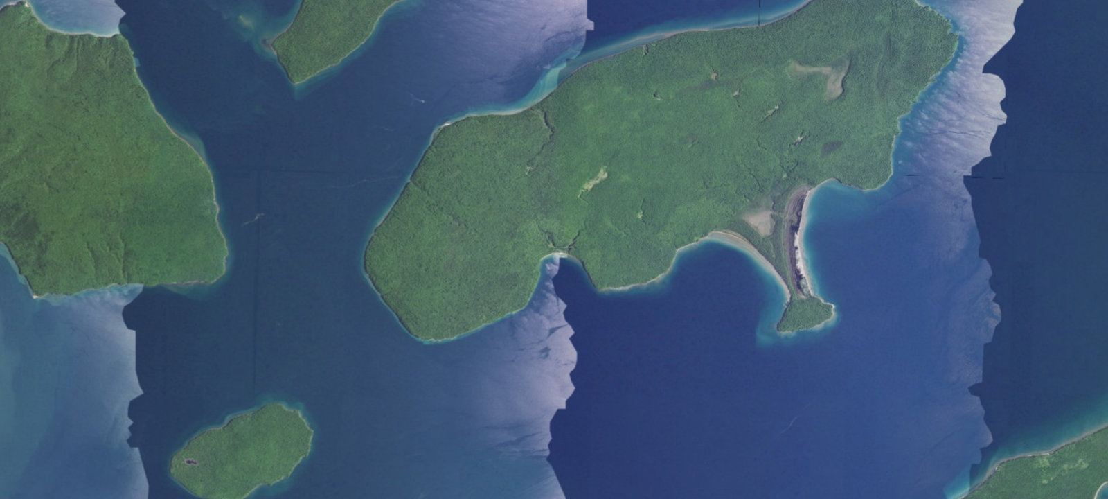 Map of Stockton Island Group Campsite A