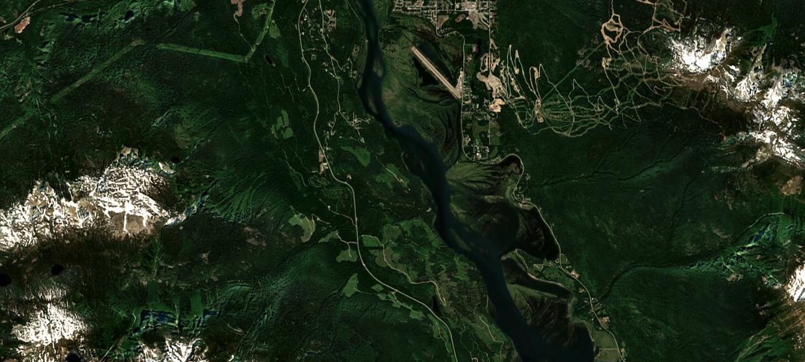 Map of Begbie Falls Recreation Site
