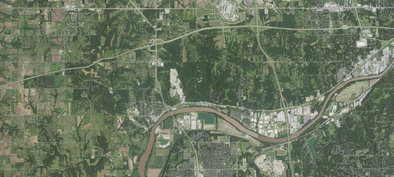 Map of Chickasaw