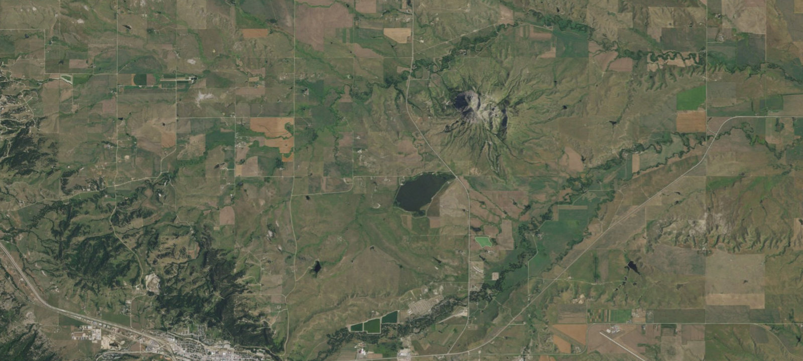 Map of Bear Butte Campground