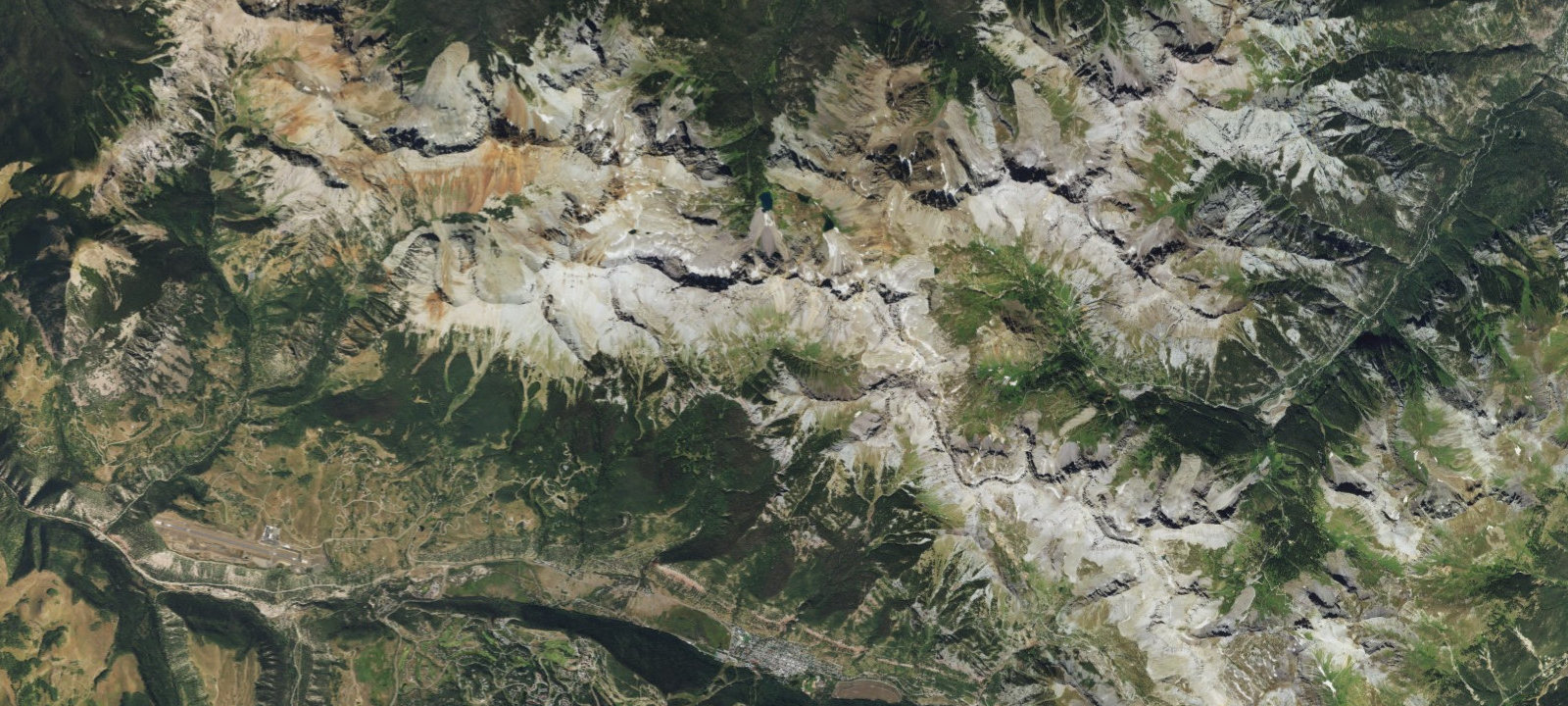 Map of Mill Creek Basin Backcountry Camp