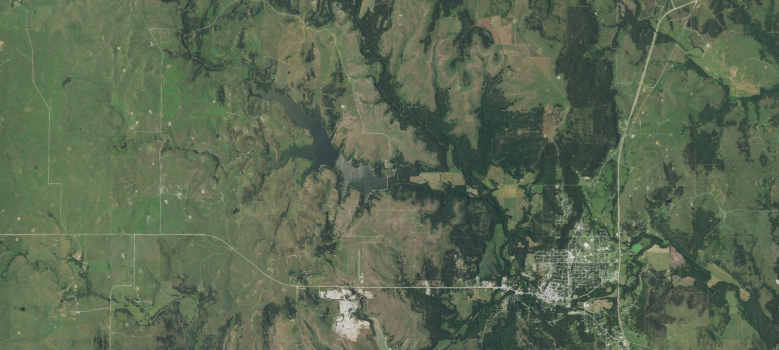 Map of Bluestem Lake Public Campground