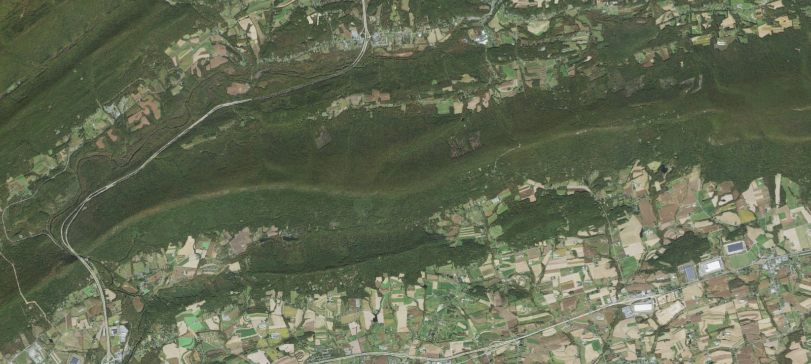 Map of Blue Mountain Campsite