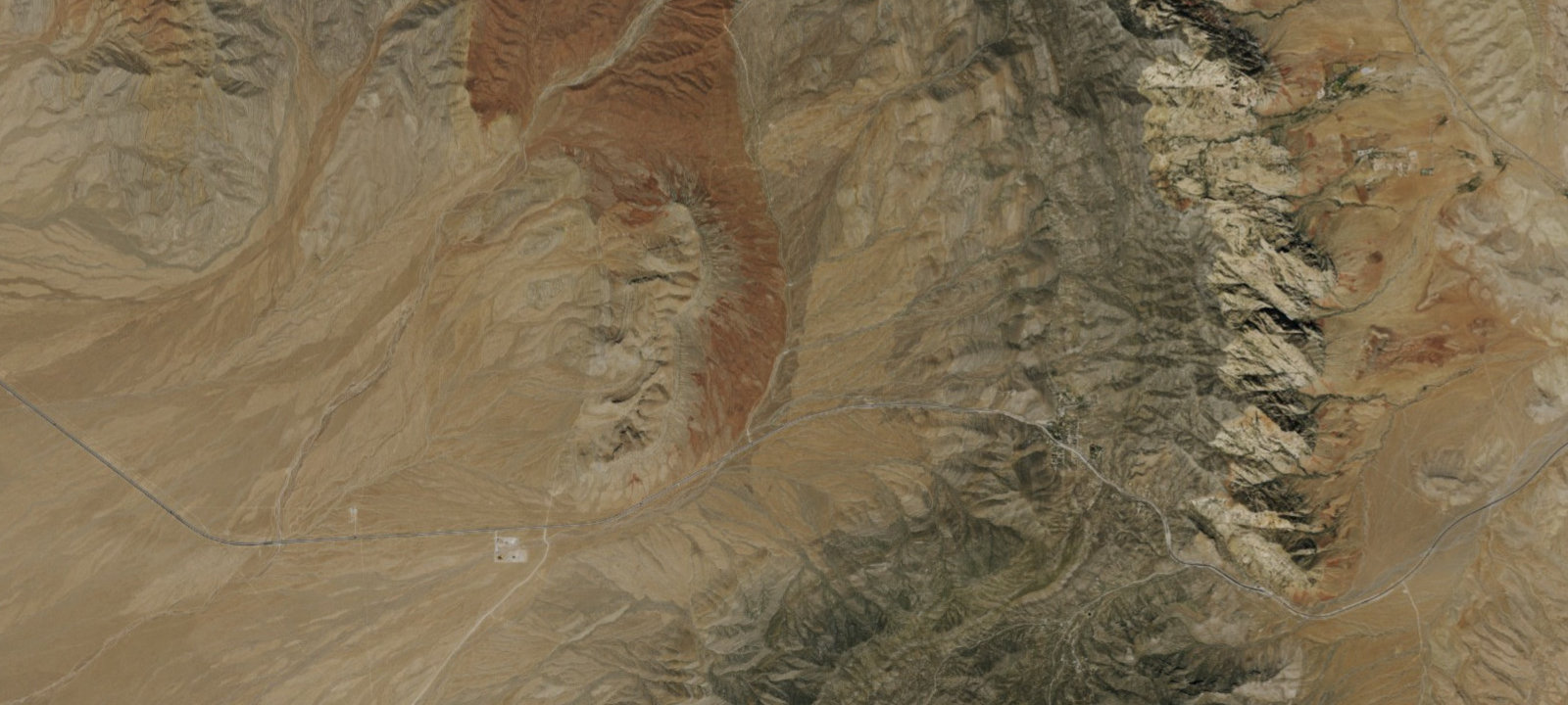 Map of Lovell Canyon Camping