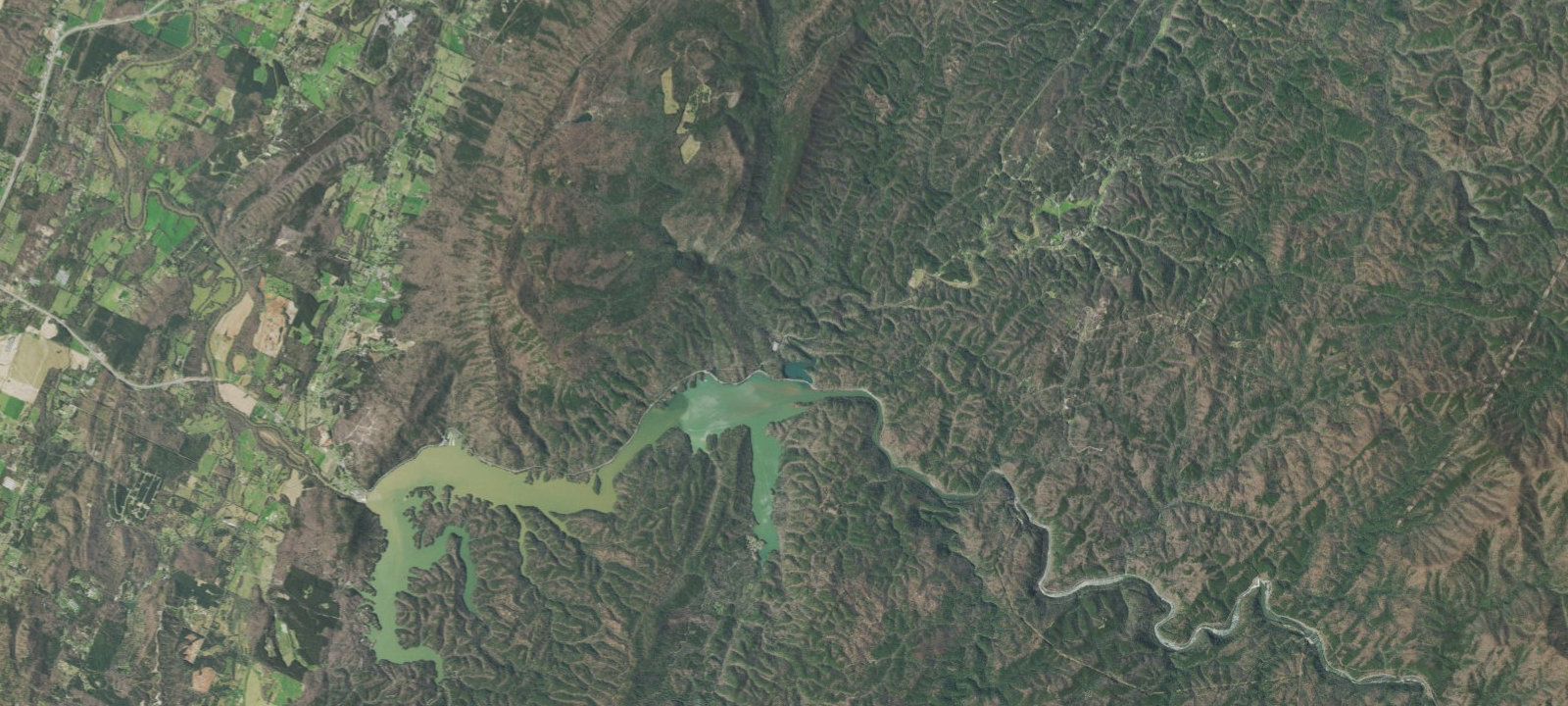 Map of Parksville Lake Campground