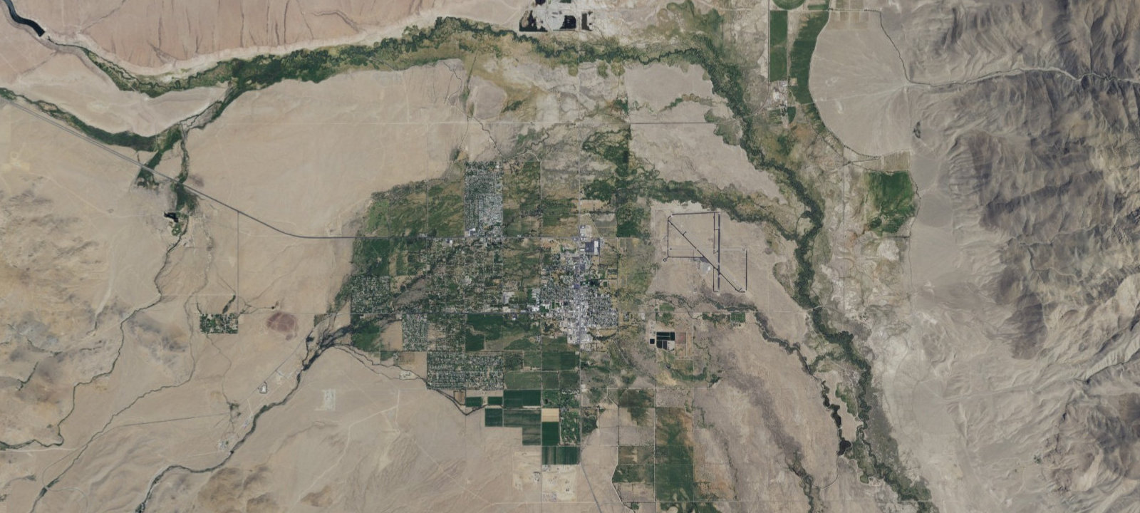 Map of Bishop RV Park & Campground