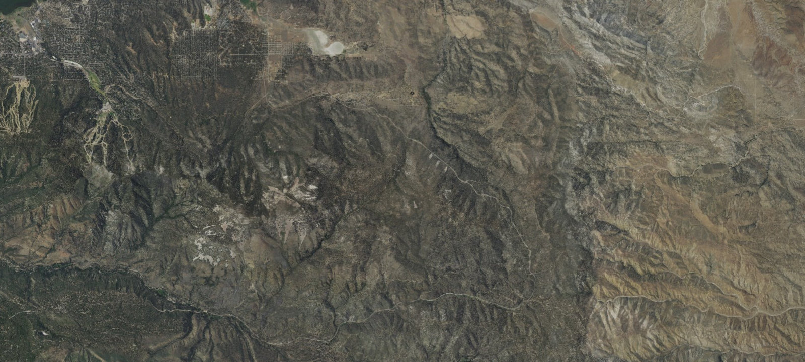Map of Big Bear Yellow Post Site #54
