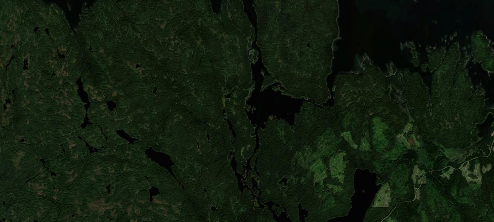 Map of Barnes Lake Cabin