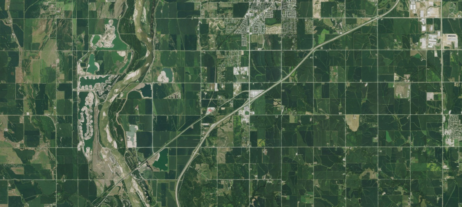Map of West Omaha / NE Lincoln KOA Holiday