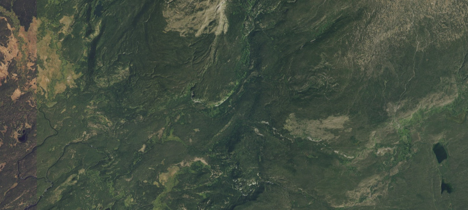 Map of Union Falls