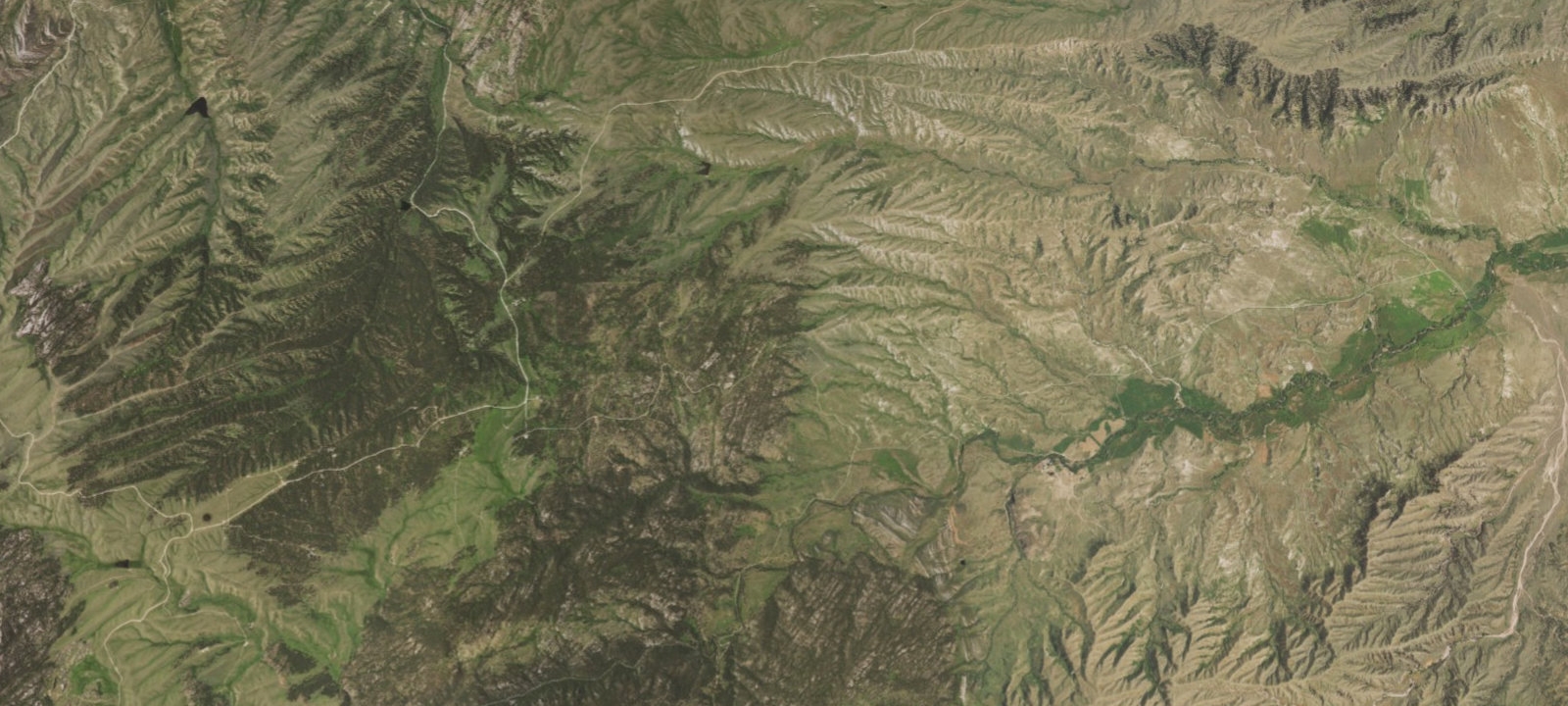 Map of Esterbrook Campground