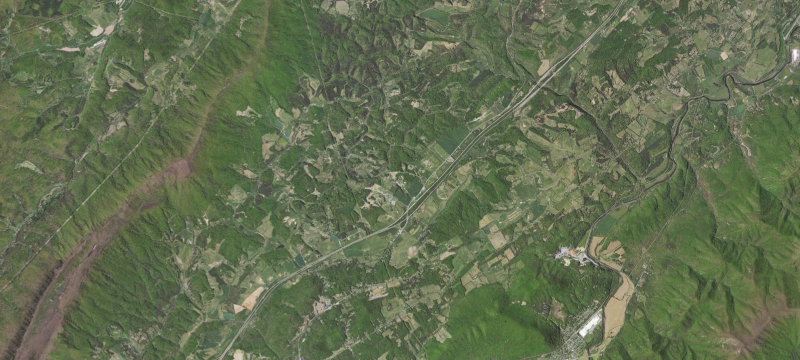 Map of Natural Bridge / Lexington KOA Holiday