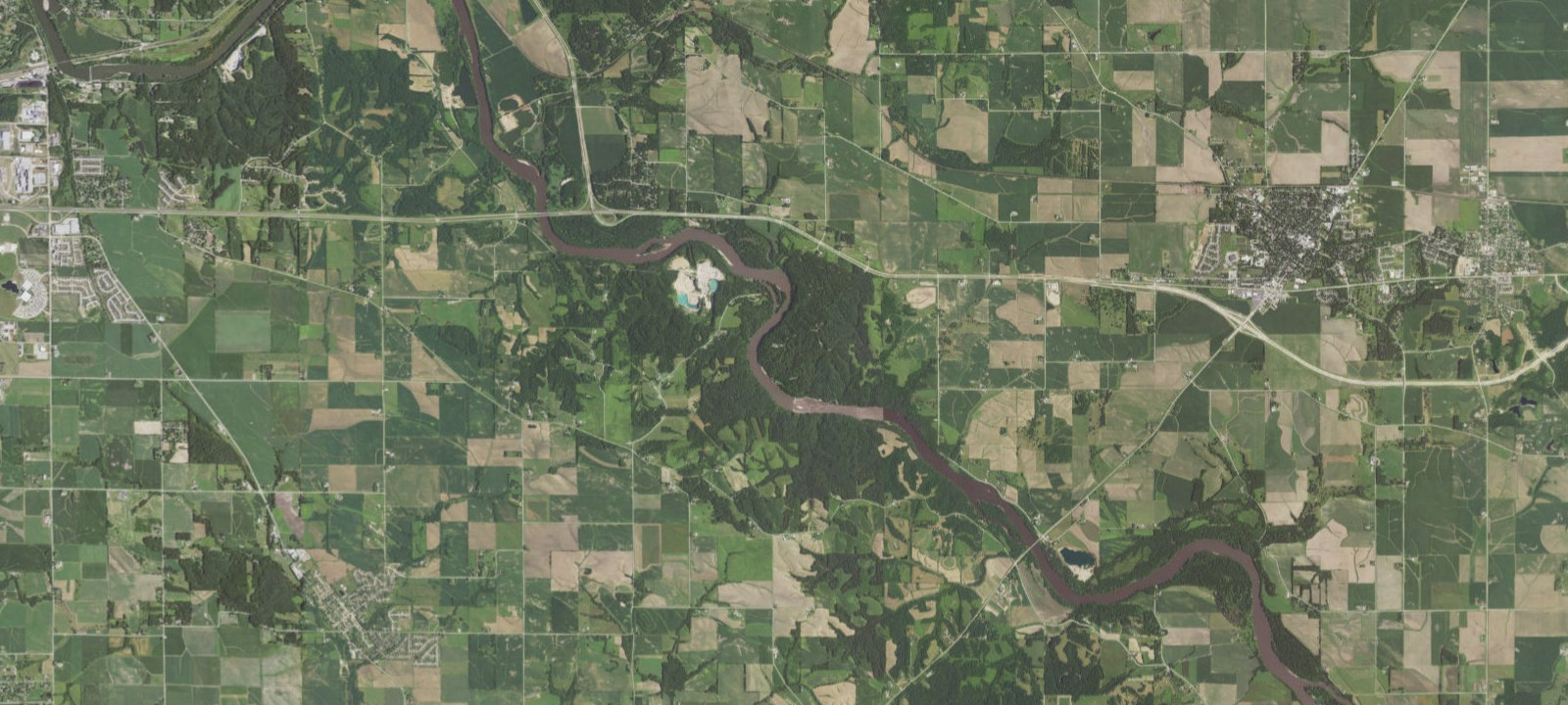 Map of Palisades-Kepler State Park
