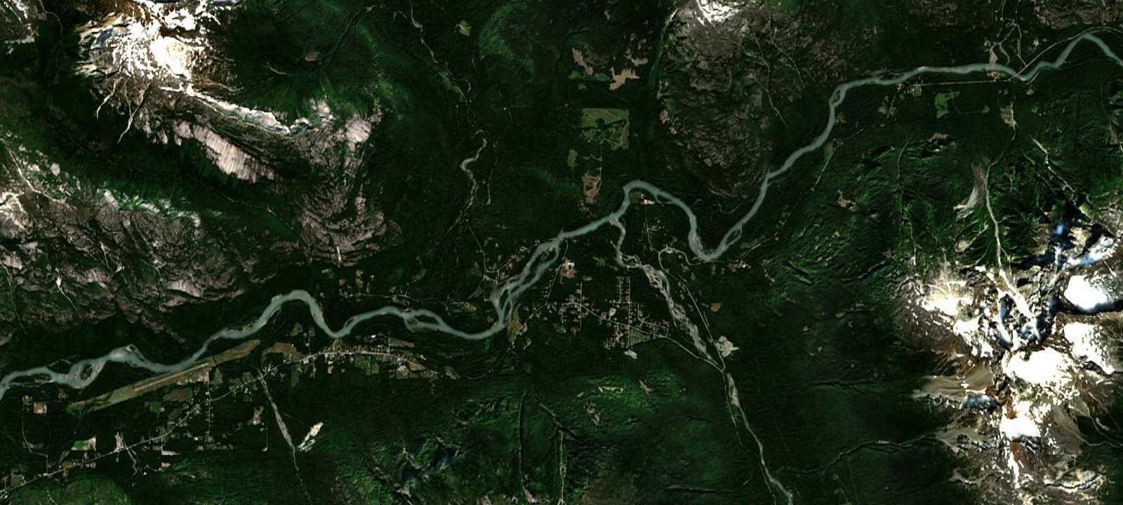 Map of Bailey Bridge Cabins and Campsites