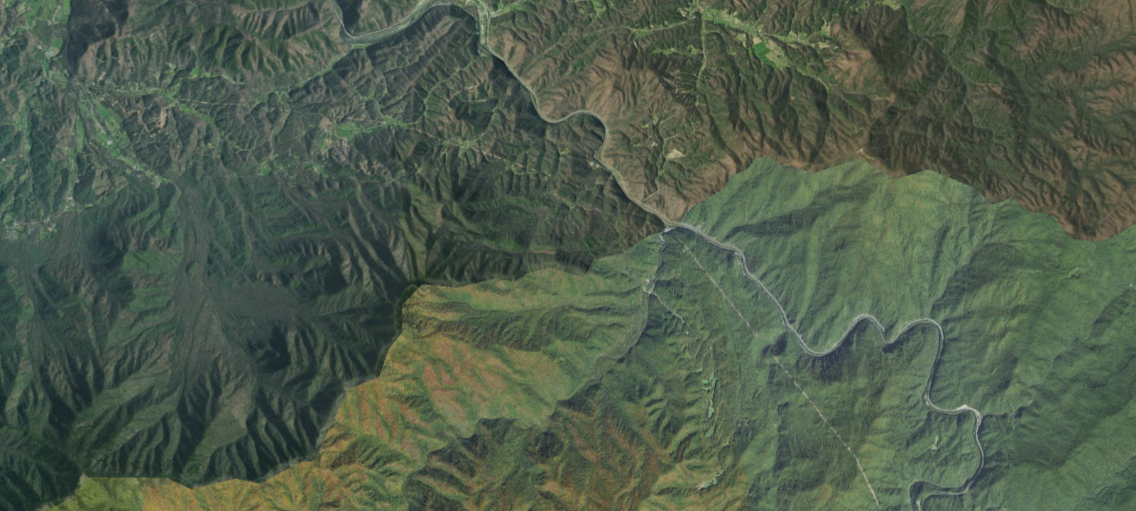 Map of Davenport Gap Shelter