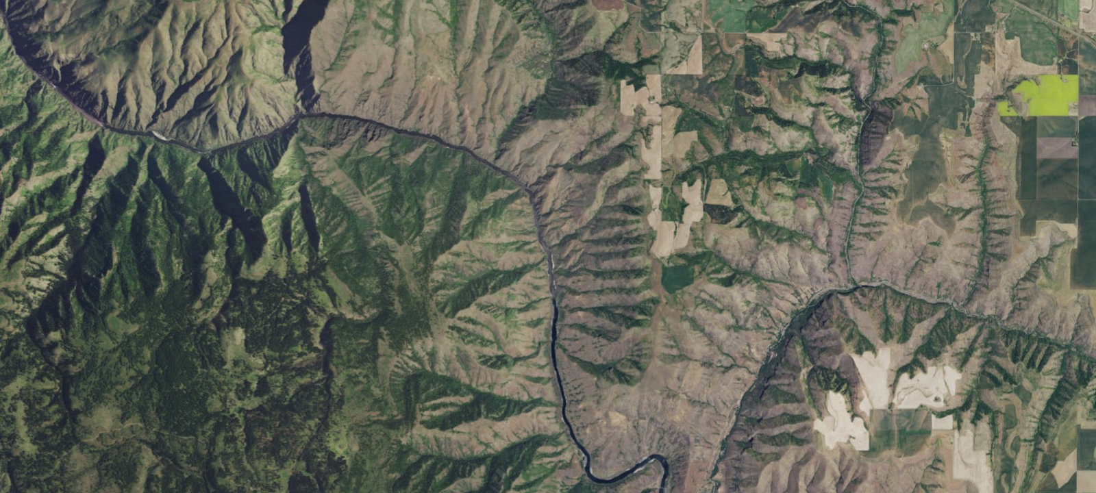 Map of Upper Packers Creek Campsite