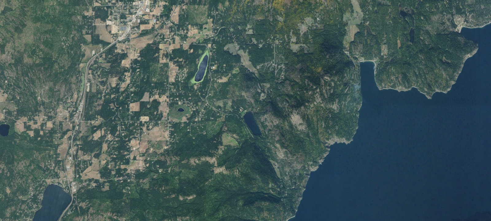 Map of Mirror Lake Campground