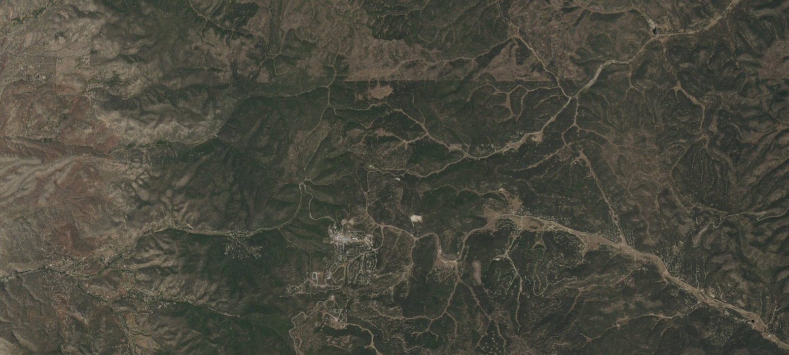 Map of Silver Overflow Campground