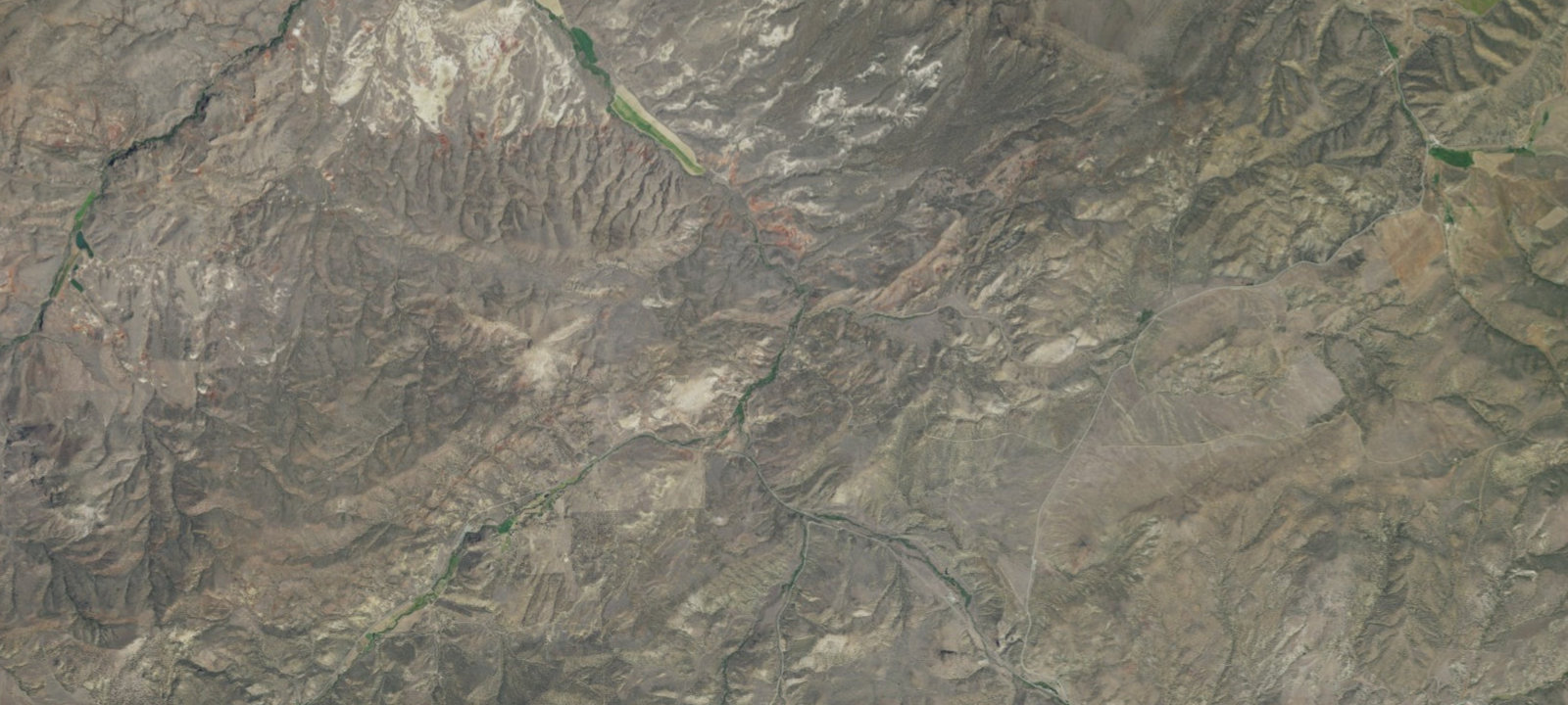 Map of Burnt Ranch Road/Bridge Creek (Painted Hills)