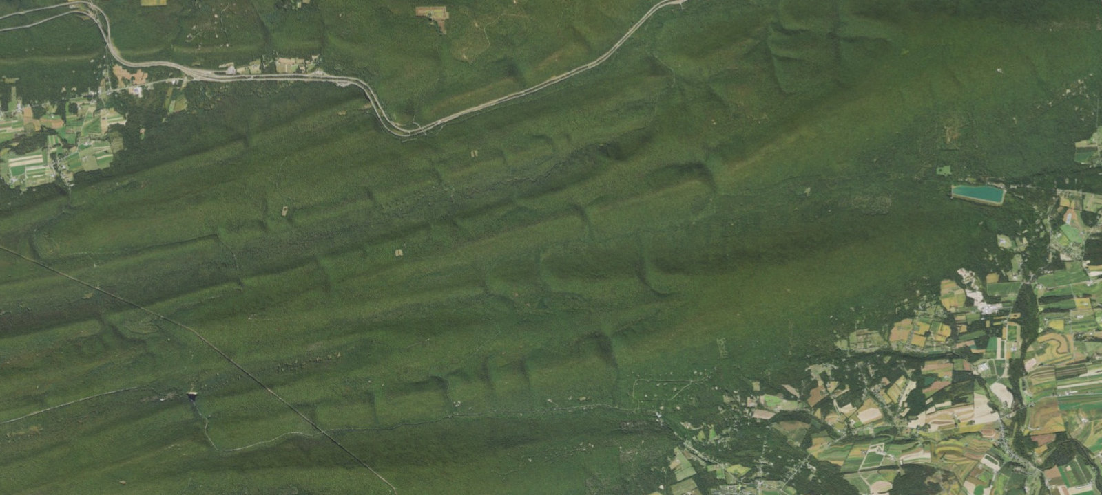 Map of Spruce Run Road Campsite 8