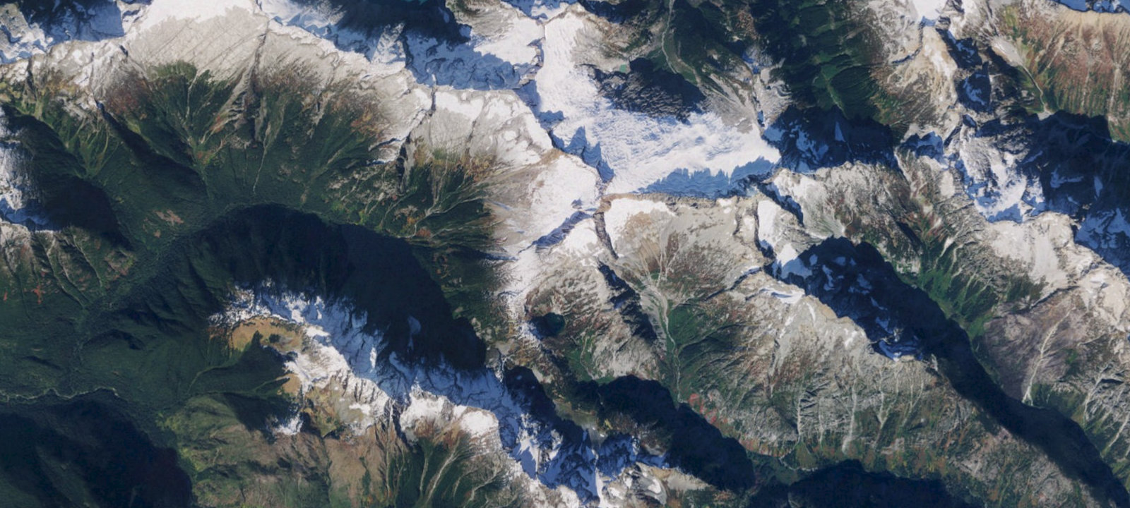 Map of Sahale Glacier Camp