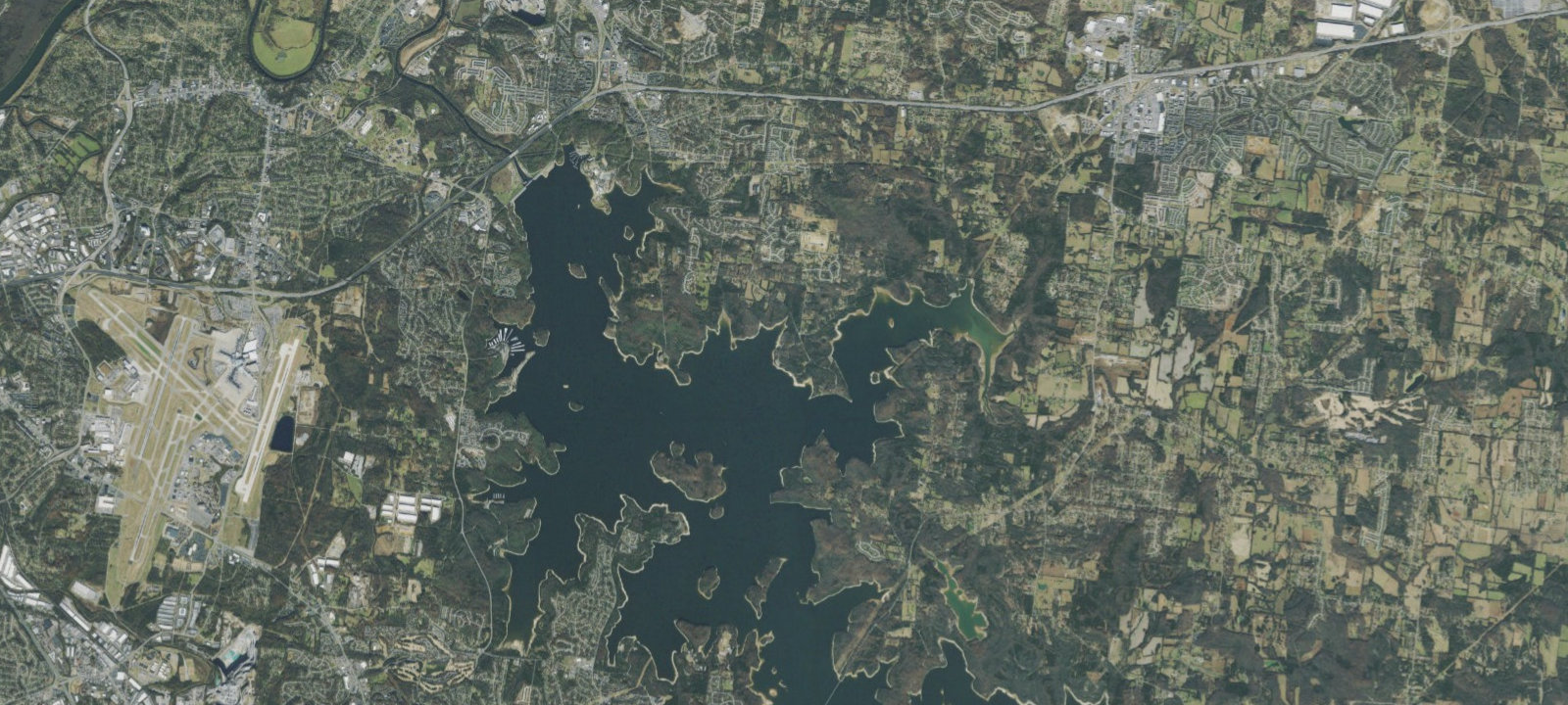 Map of Seven Points Campground