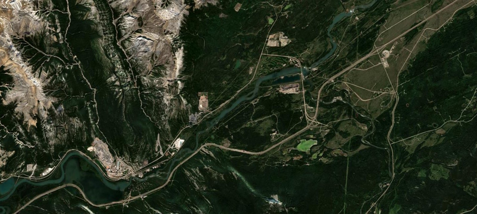 Map of Bow Valley Campground