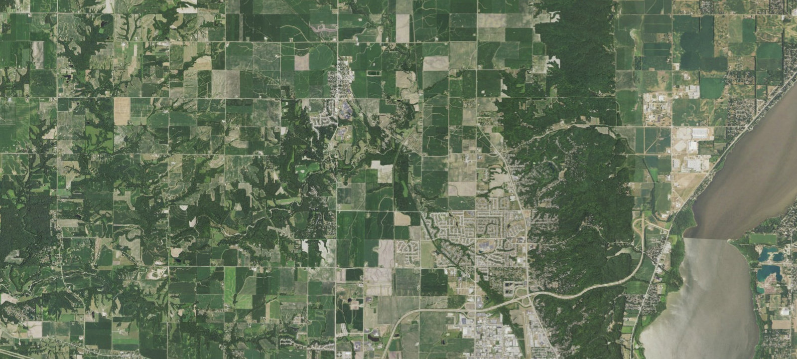 Map of Kickapoo Creek Recreation Area