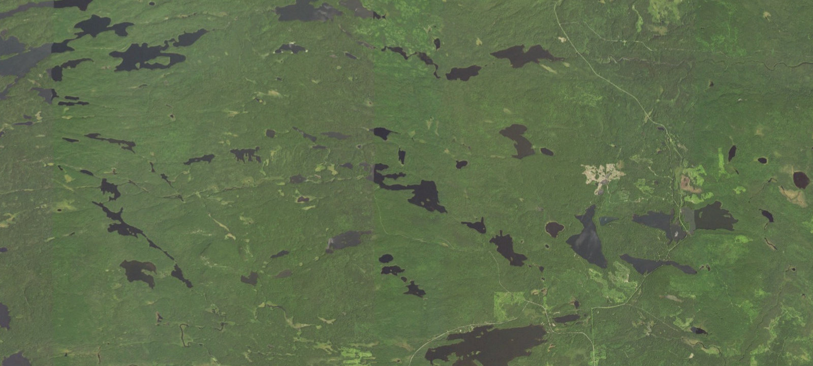 Map of Ball Club Lake Site 1