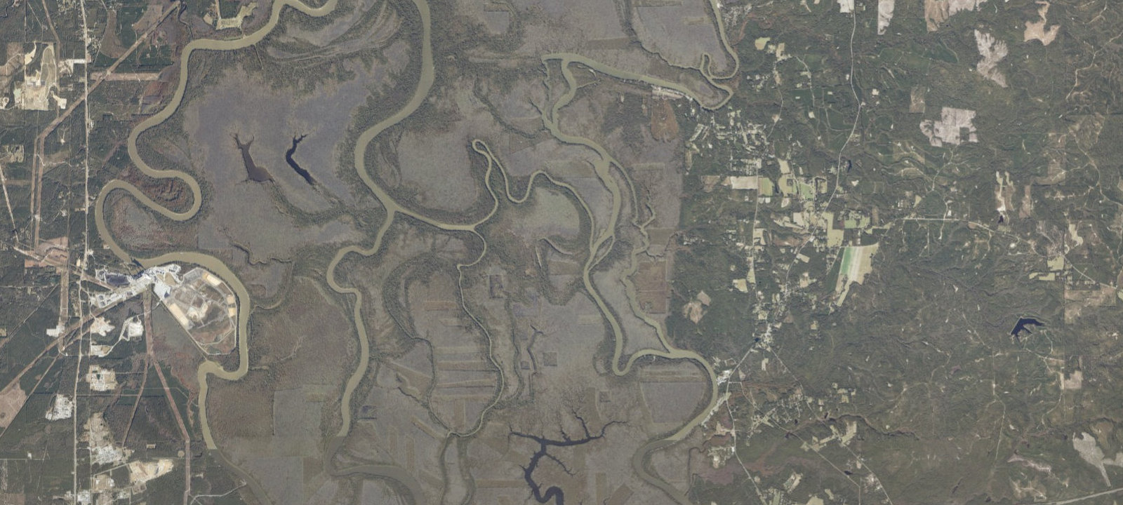 Map of Jug Lake Platform