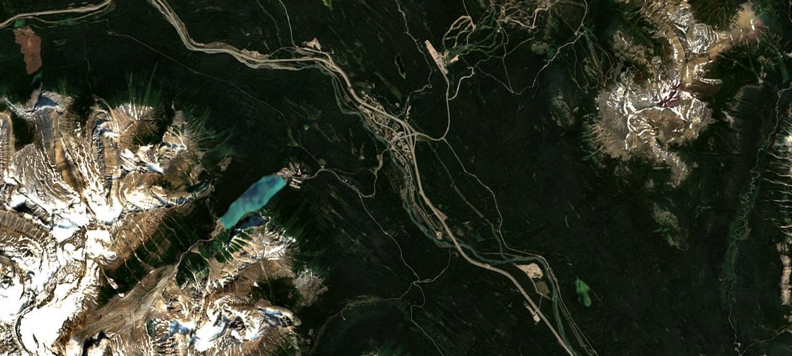 Map of Lake Louise Softsided Campground