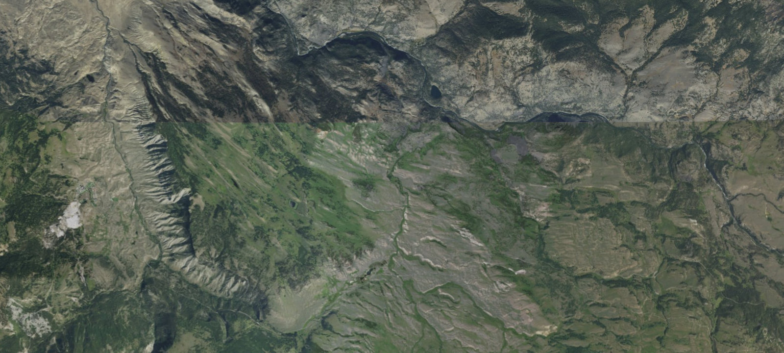 Map of Lower Blacktail Creek