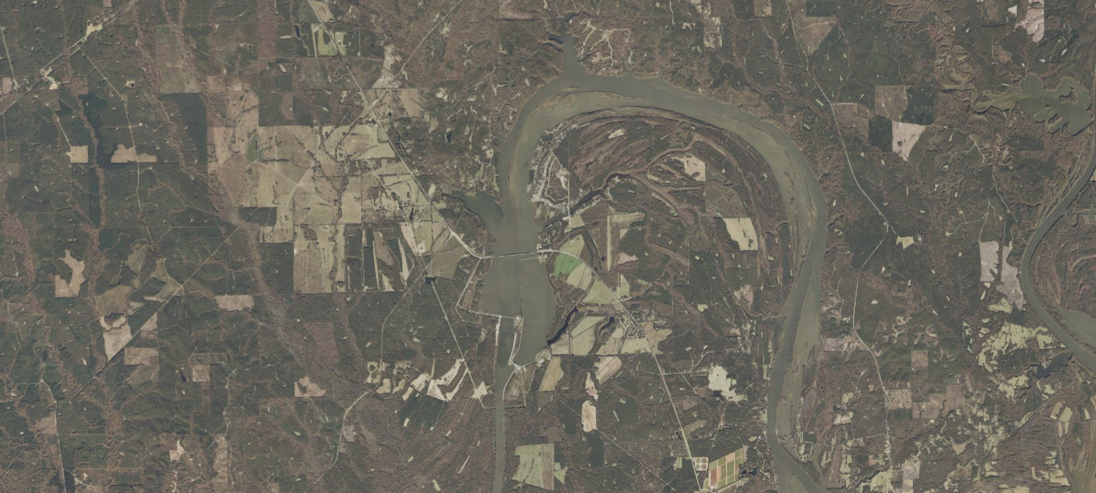 Map of Millers Ferry Campground