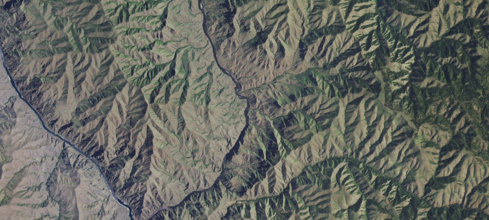 Map of Blue Canyon Campsite