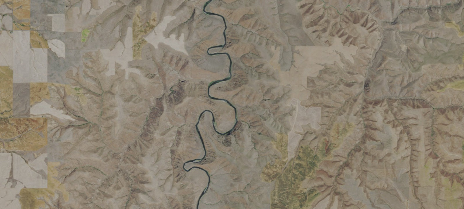 Map of Shell Canyon