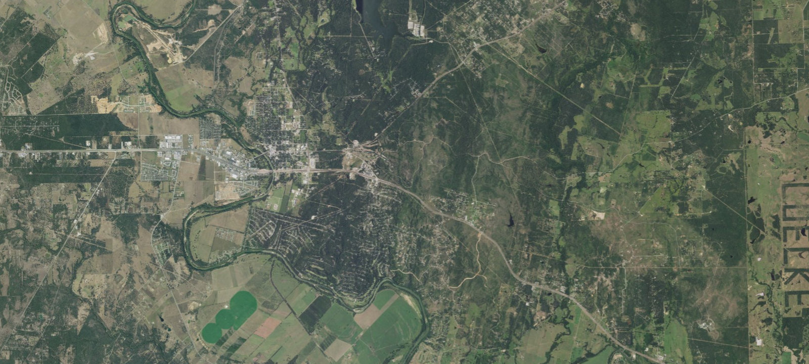 Map of Copperas Creek Camping Area