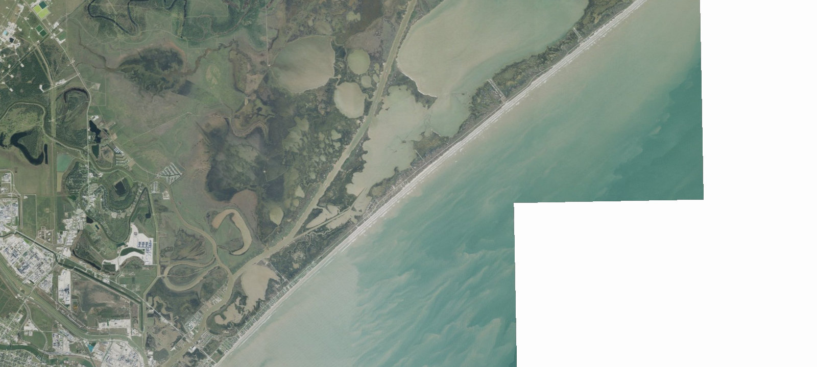 Map of Brazoria County Beach Access #3