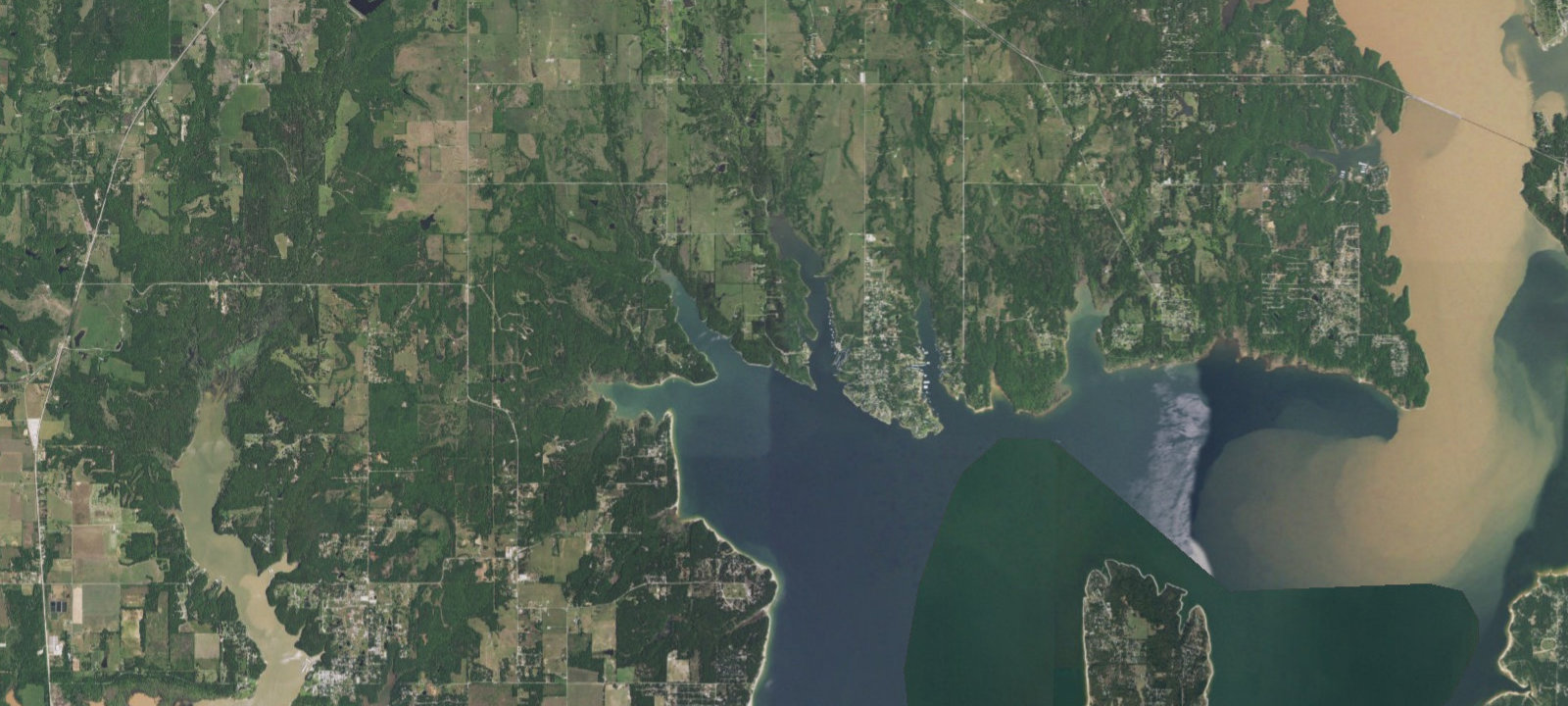 Map of Caney Creek