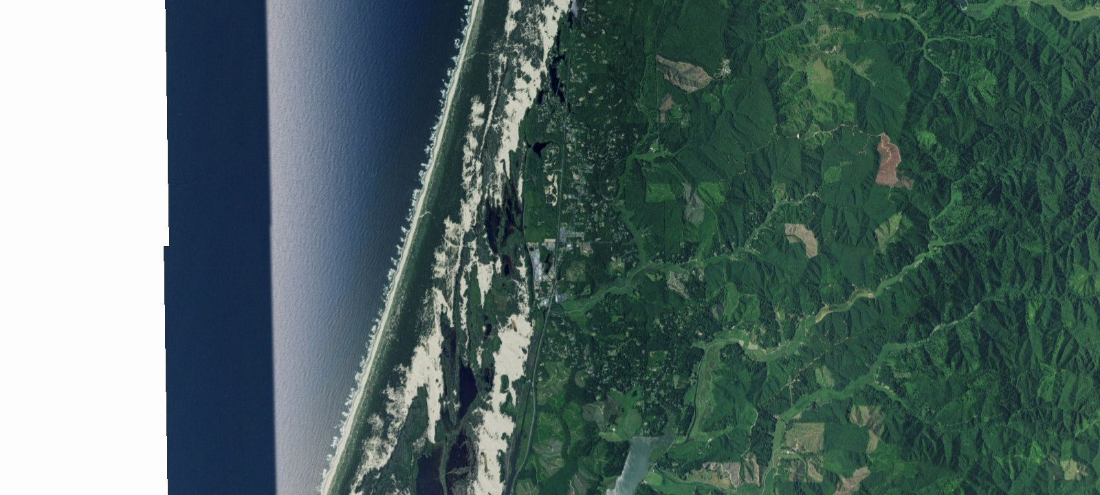 Map of Oregon Dunes KOA Holiday
