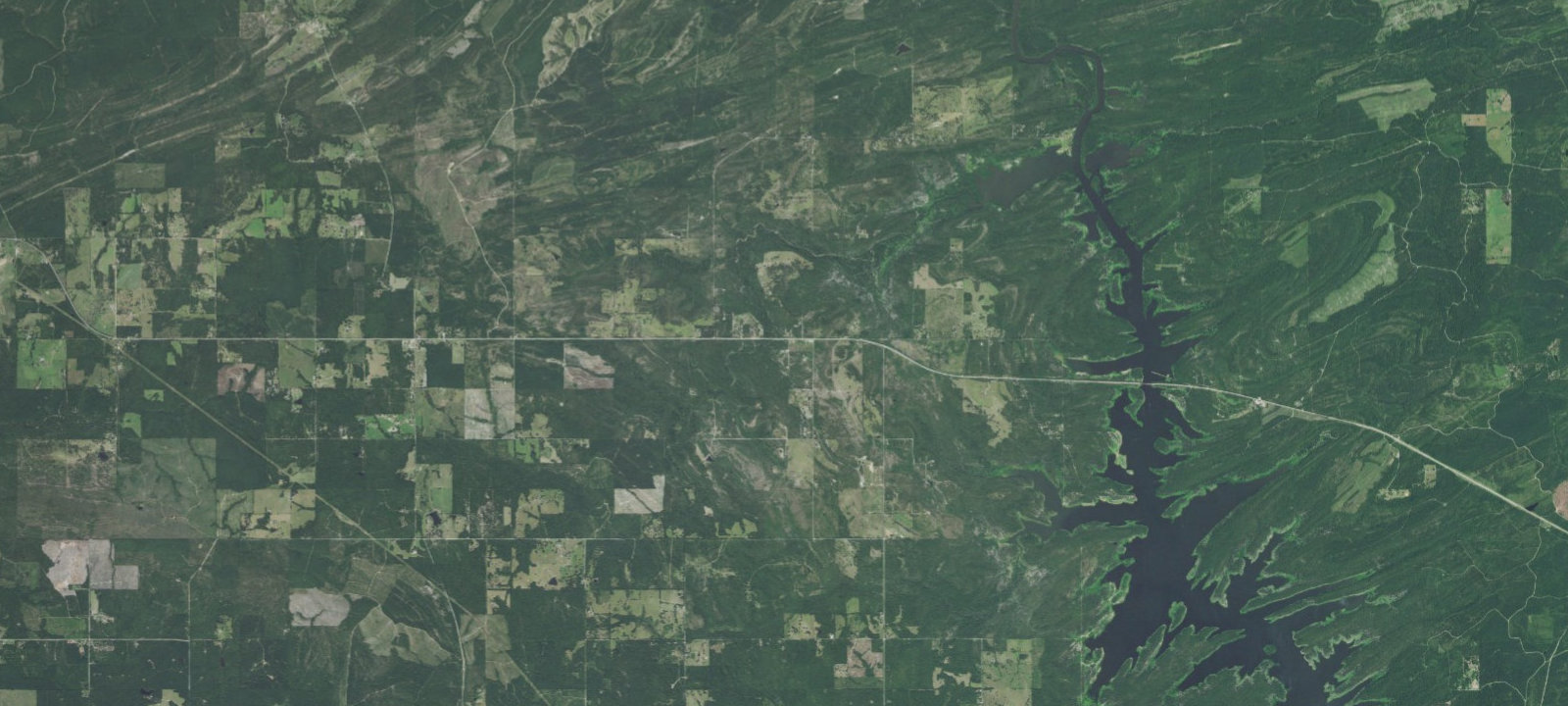 Map of Pine Creek Hideaway Cabins & RV Resort