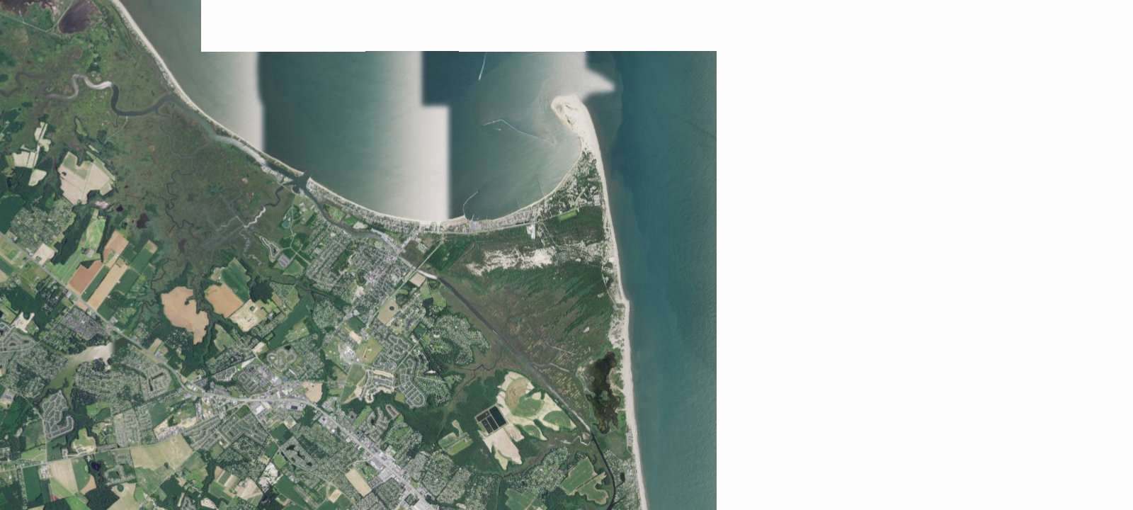 Map of Cape Henlopen State Park Campground