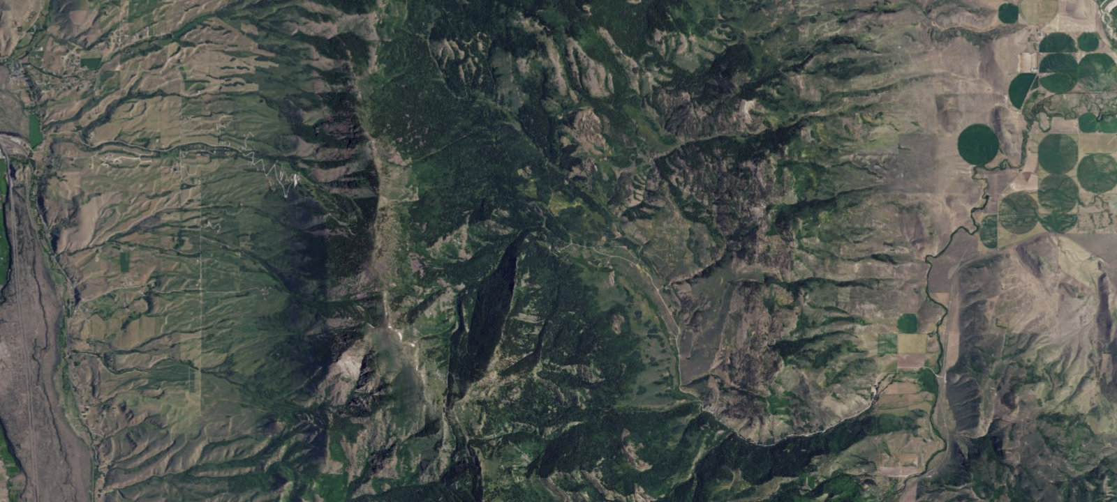 Map of Big Springs - Caribou