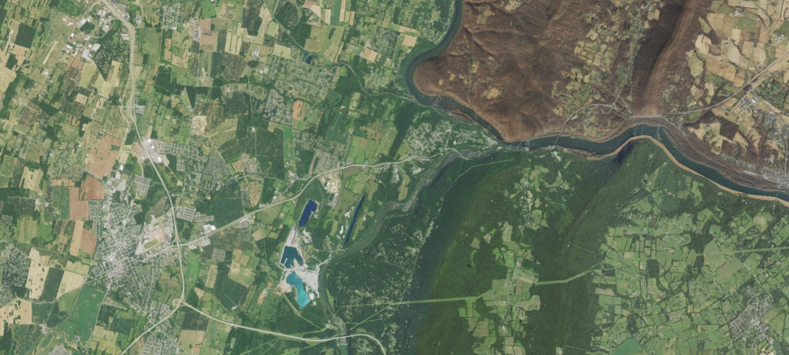 Map of Harpers Ferry Civil War Battlefields KOA