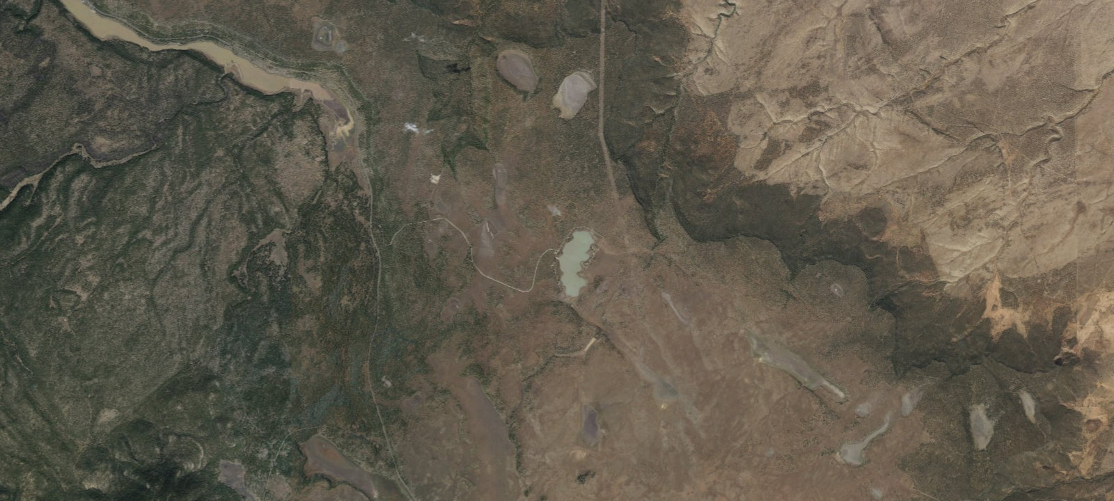 Map of Ashurst Lake