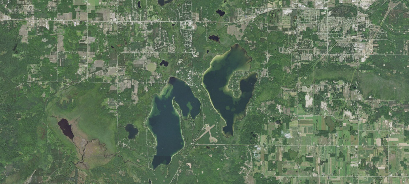 Map of Interlochen State Park Duck Lake Modern Campground