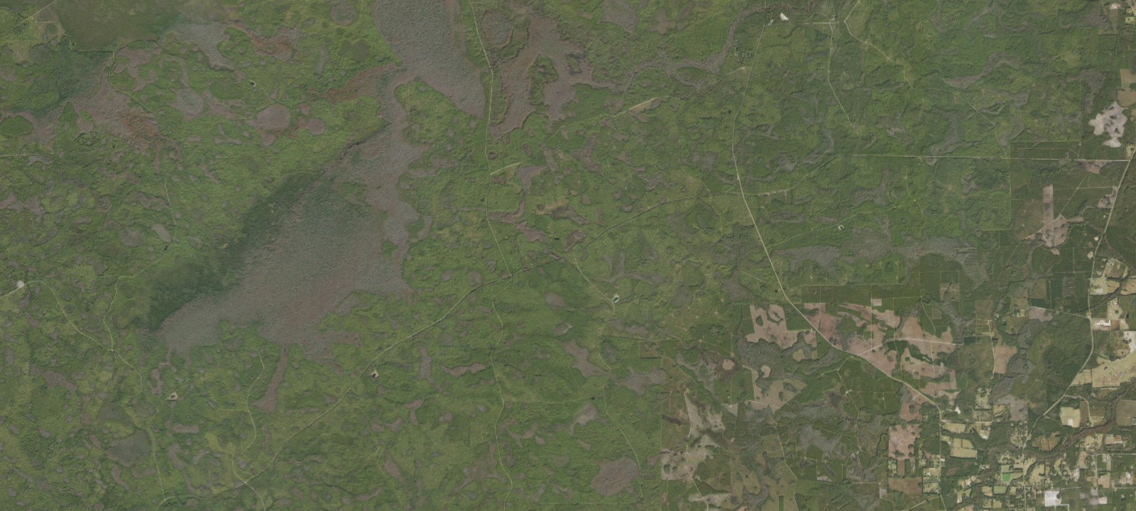 Map of Seventeen Mile Hunt Camp