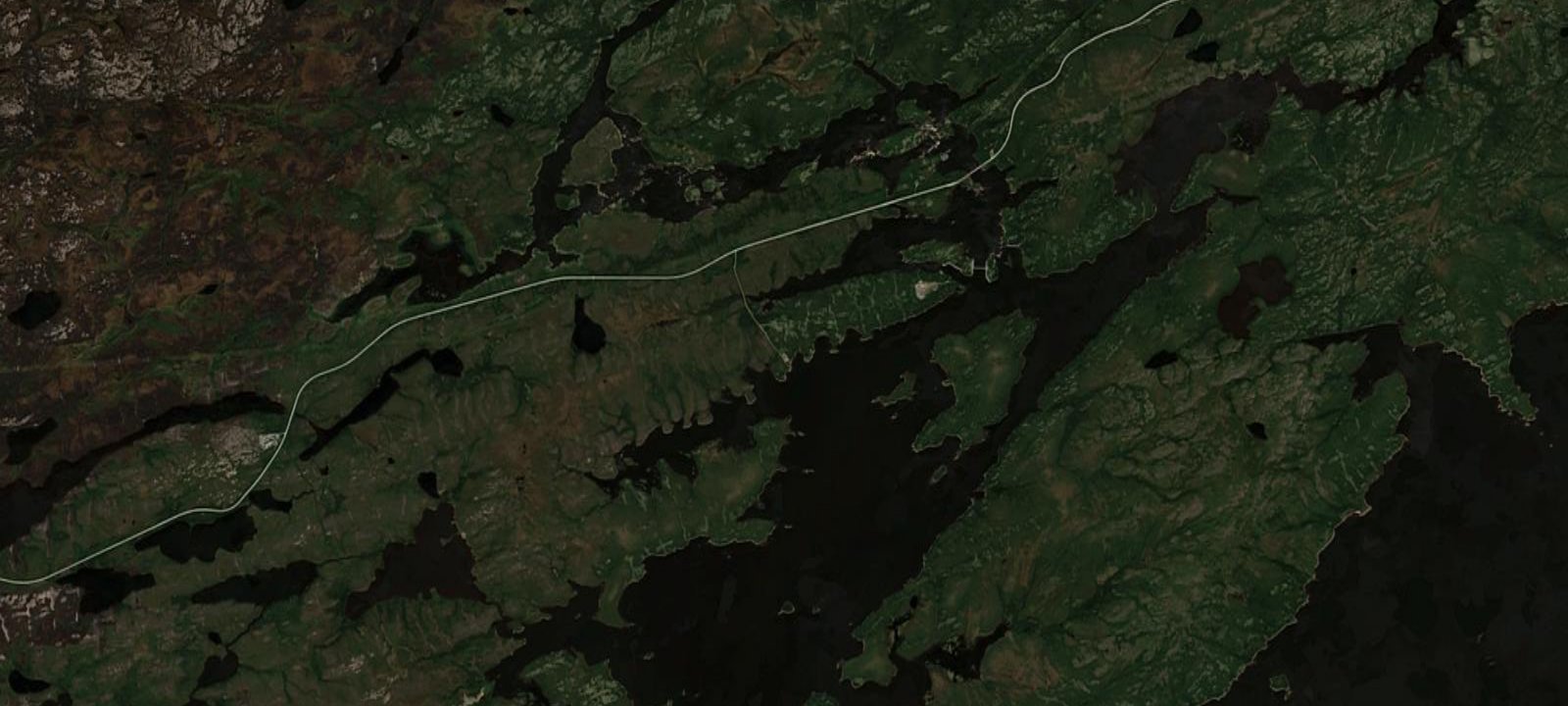 Map of Lac Sakami
